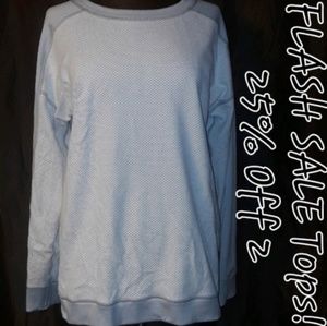 ** Gap Body Texture Fleece Reversible Sweatshirt